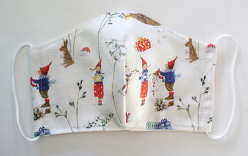 mondmasker Pippa en Pelle sneeuw - KIDS