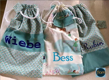 Handwerkzakje - blauw