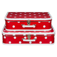 koffertje rood polkadot 45cm