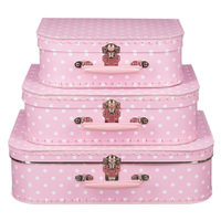 koffertje roze medium stip 30cm