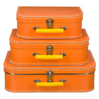 koffertje oranje 35cm