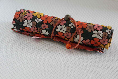 potloodrol bloemen oranje geel 