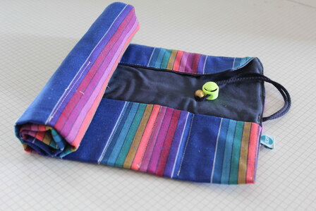 potloodrol fluo regenboog blauw 