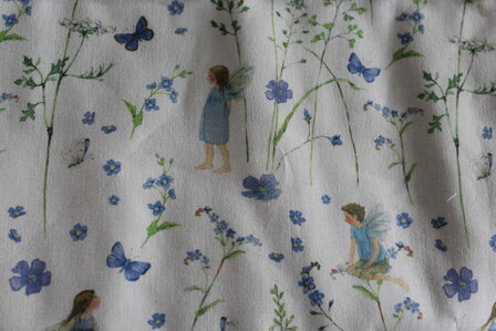krijtjesrol bloemenmeisje blauw