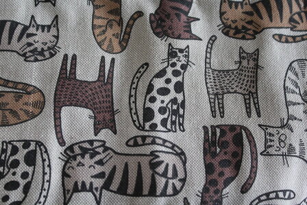 potloodrol katten bruin