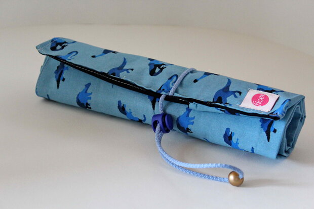 potloodrol dino blauw