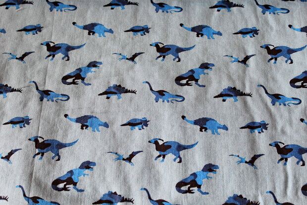 potloodrol dino blauw