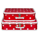 koffertje rood polkadot 40cm_