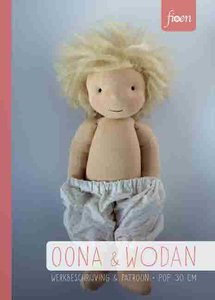 BOEK / WERKBESCHRIJVING + PATROON - Oona & Wodan (pop van 30cm)